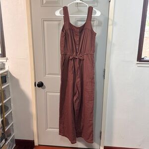 Old Navy Brown Sleeveless Jumpsuit